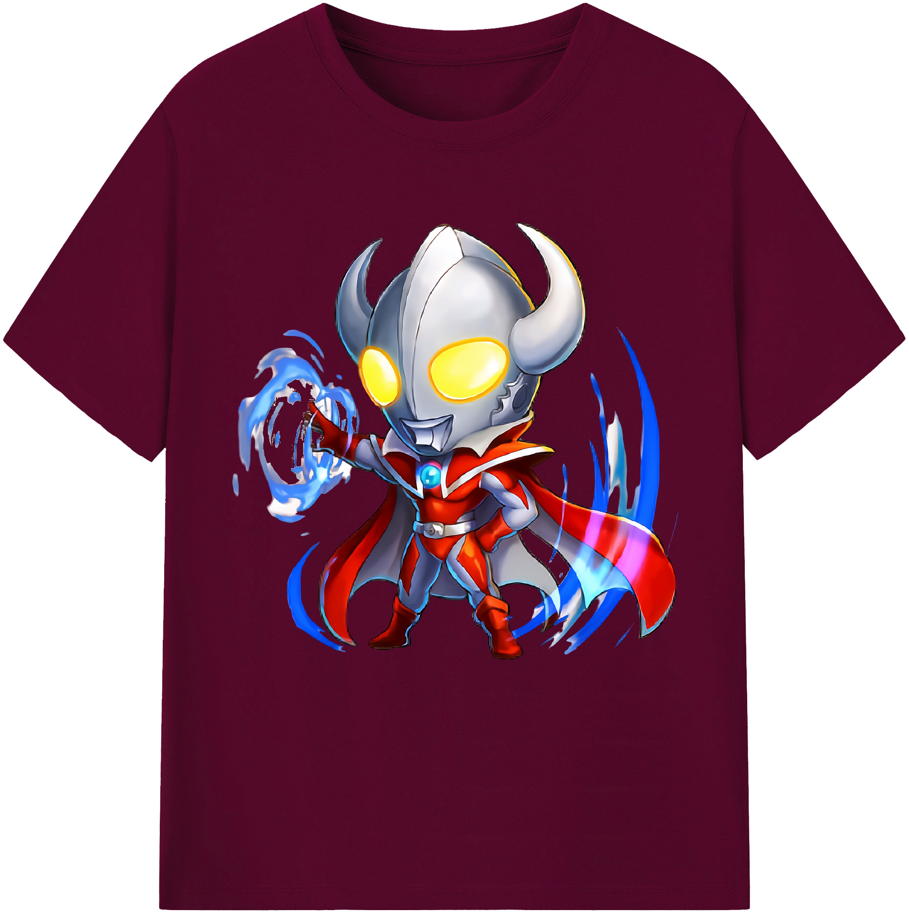 （画像用） ウルトラマン Ultraman レディースカジュアルプリントTシャツ（綿100％）